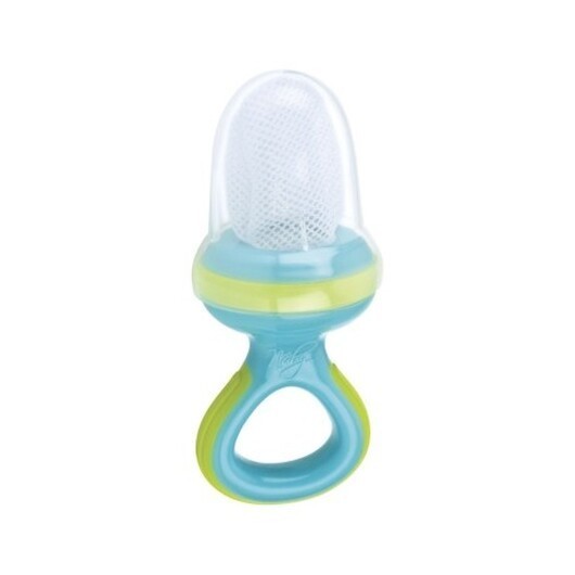 Nüby, Food Feeder Med Handtag, 6 Mån, Aqua