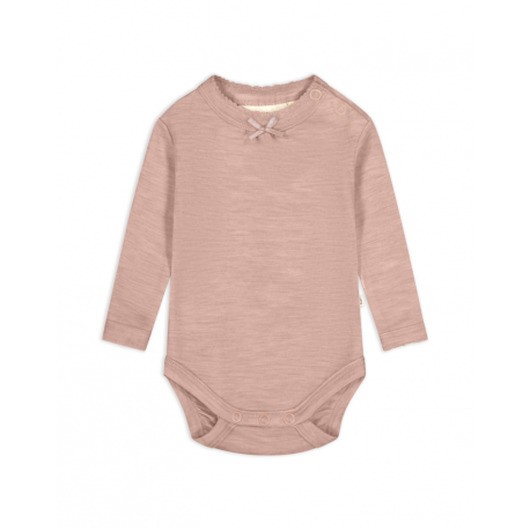 Långärmad Bodyi Merinoull Med Knappar & Lång Ärm, Oeko-texÂ®