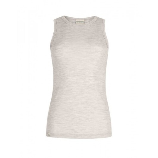 Tank Top Dam I 100% Merinoull, 1x1 Ribb Nature Melange Xl
