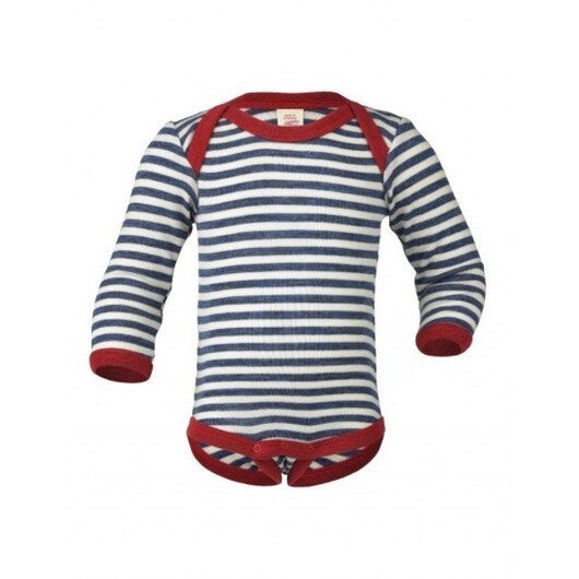 Body I Ull 62/68 Blue/red Mélange