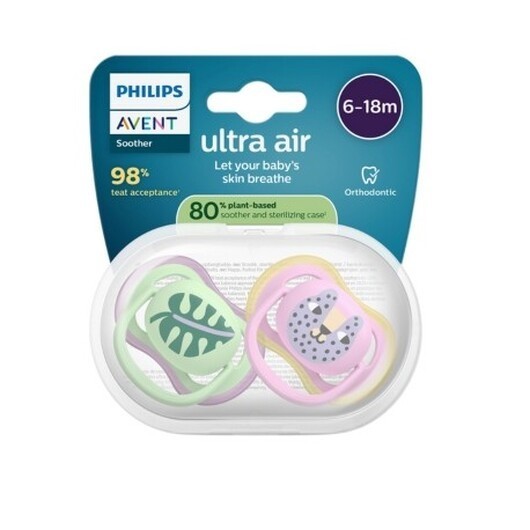 Philips Avent, 80% Växtbaserad, Ultra Air, Strl. 2 (6-18 Mån)