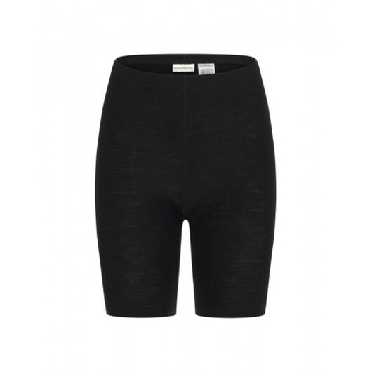 Inner Shorts Dam I 100% Merinoull, 1x1 Ribb Black Xl
