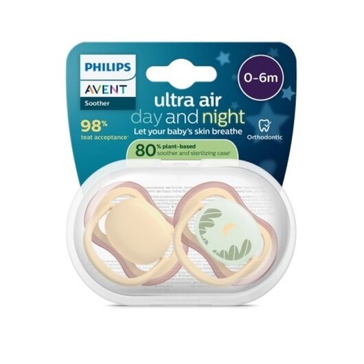 Philips Avent, 80% Växtbaserad, Ultra Air Nighttime, Strl. 1 (0 - 6 Mån)