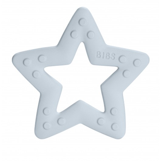 Bibs Baby Bitie, Bitring, Star, Baby Blue