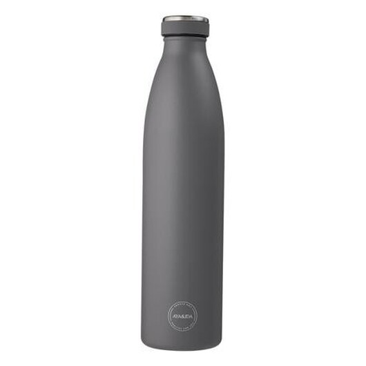 Aya&ida, Drinking Bottle, Vattenflaska Med Lock, 1000 Ml, Dark Grey