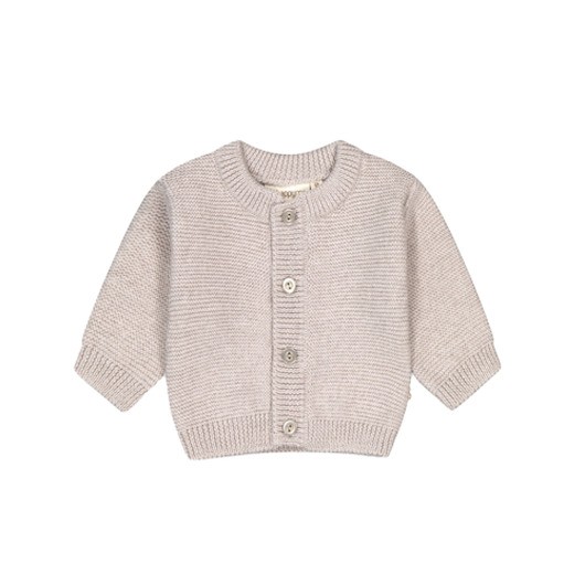 Stickad Kofta I 100% Merinoull För Baby, Oeko-texÂ® 74/80 Beige Melange
