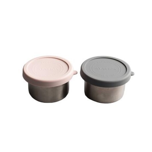 Aya&ida, Snacksbehållare 100 Ml, Dark Grey / Soft Rose