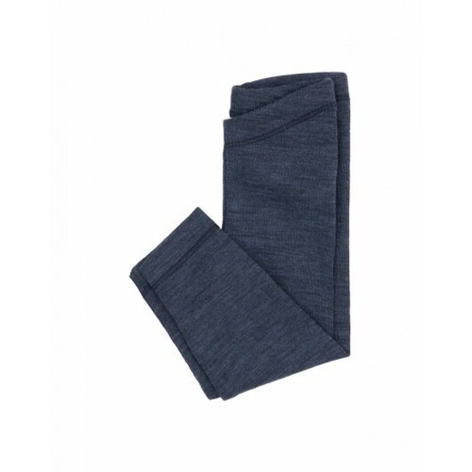 Leggings I 100% Ekologisk Merinoull För Bebisar Och Barn Navy Melange 56
