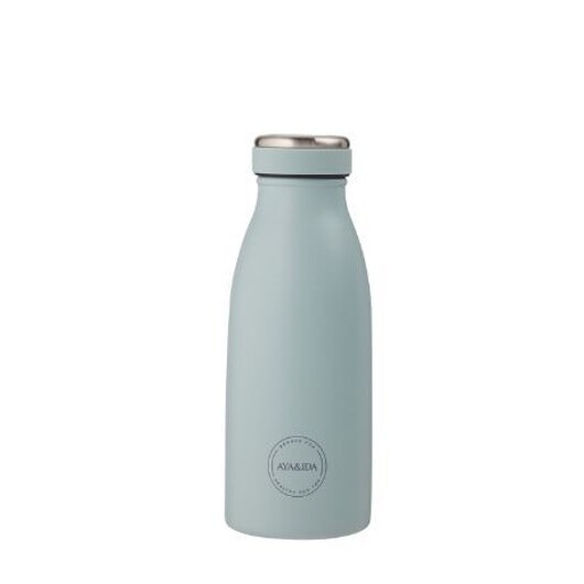 Aya&ida, Drinking Bottle, Vattenflaska Med Lock, 350 Ml, Mint Green
