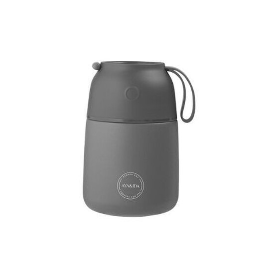 Aya&ida, Food'ie Lunch Box, 500 Ml, Dark Grey
