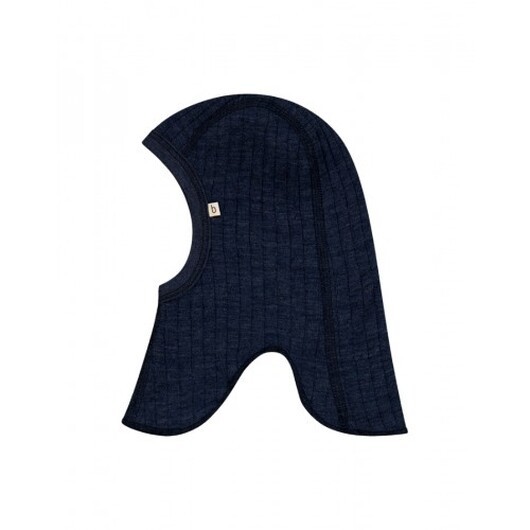 Balaclava I 100% Merinoull, Dropneedle, Tunn Kvalitet, Oeko-texÂ® 98/104 Navy Melange