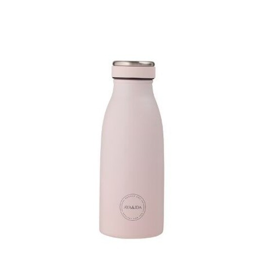 Aya&ida, Drinking Bottle, Vattenflaska Med Lock, 350 Ml, Soft Rose