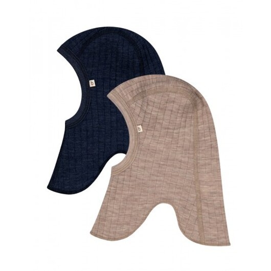 Balaclava I 100% Merinoull, Dropneedle, Tunn Kvalitet, Oeko-texÂ®,2-pack 62/68 Navy Melange