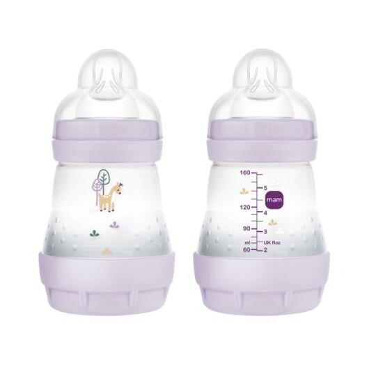 Mam,  Easy Start Anti-colic, 160 Ml., Pink