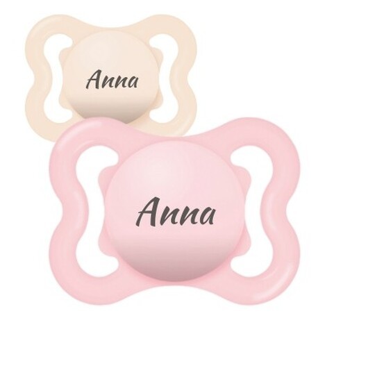 Mam Supreme,  Storlek 1 (0-6mån), Symetrisk - Silikon, Namnnappar