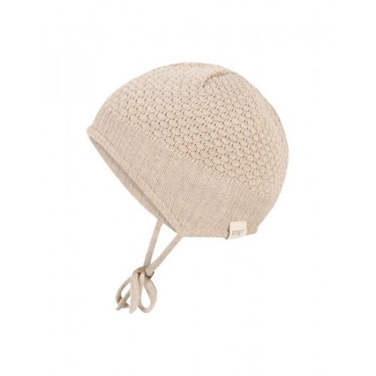 Mp Oslo Babymössa, 100% Ull, Oeko-texÂ® Beige Melange 43