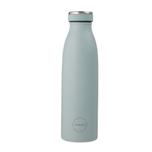 Aya&ida, Drinking Bottle, Vattenflaska Med Lock, 500 Ml, Mint Green