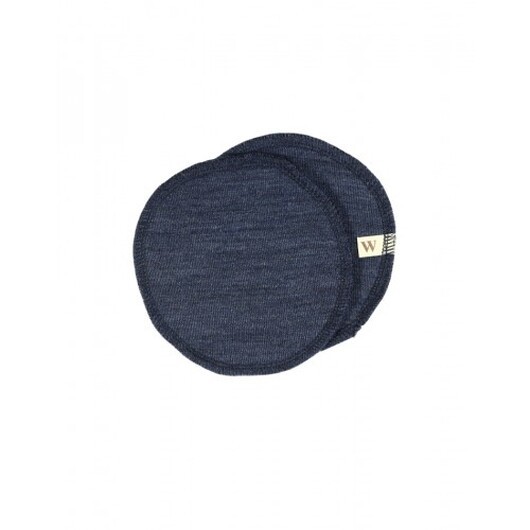 Amningsinlägg I 100% Ekologisk Merinoull, 1 Set, Oeko-texÂ® Navy-blue Small (ca. 12 Cm I Diameter)