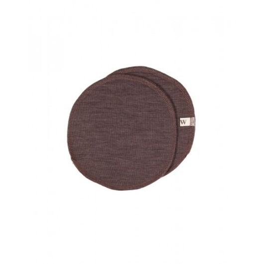 Amningsinlägg I 100% Ekologisk Merinoull, 1 Set, Oeko-texÂ® Plum Melange Small (ca. 12 Cm I Diameter)