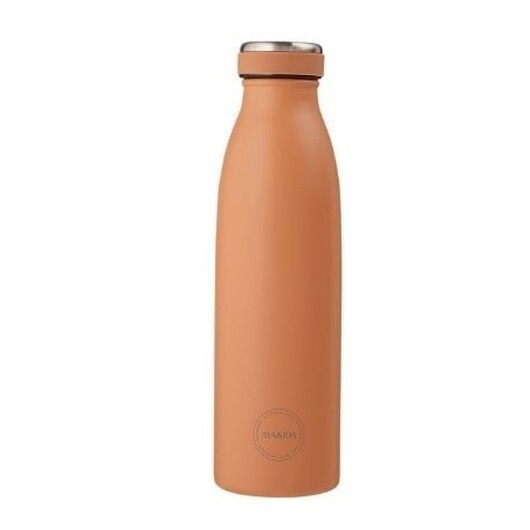 Aya&ida,  Drinking Bottle, Vattenflaska Med Lock, 500 Ml, Organic Peach