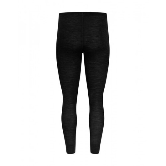 Långkalsonger Herr I 100% Merinoull, 1x1 Ribb Black Xxl