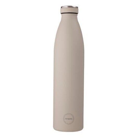 Aya&ida,  Drinking Bottle, Vattenflaska Med Lock, 1000 Ml, Cream Beige