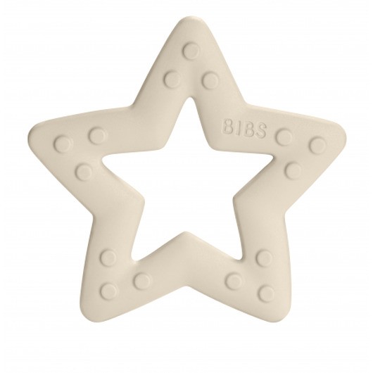 Bibs Baby Bitie,  Bitring, Star, Ivory