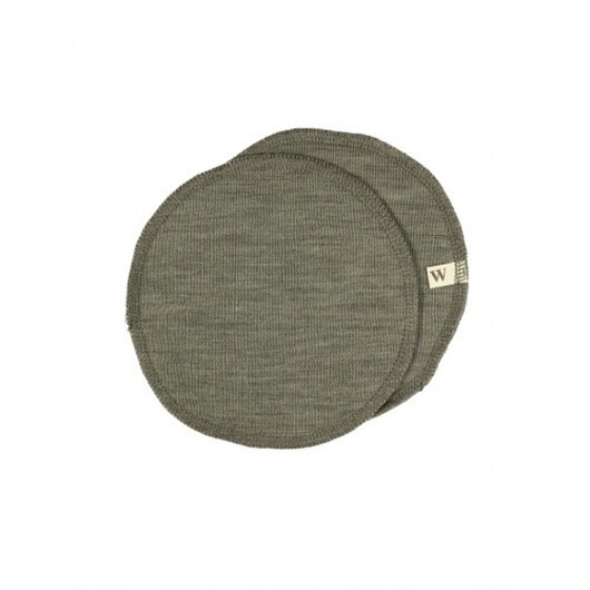 Amningsinlägg I 100% Ekologisk Merinoull, 1 Set, Oeko-texÂ® Moss Melange Medium (ca. 15 Cm I Diameter)