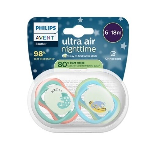 Philips Avent, 80% Växtbaserad, Ultra Air Nighttime, Strl. 2 (6-18 Mån)