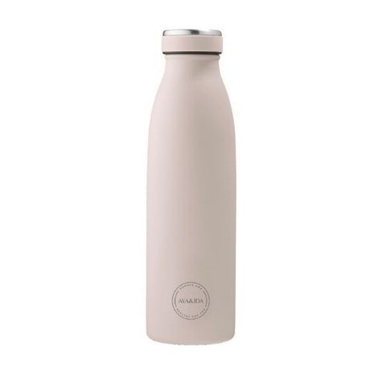 Aya&ida, Drinking Bottle, Vattenflaska Med Lock, 500 Ml, Soft Rose