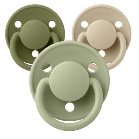 Bibs De Lux, Storlek 2 (6+ Mån.), Rund - Latex