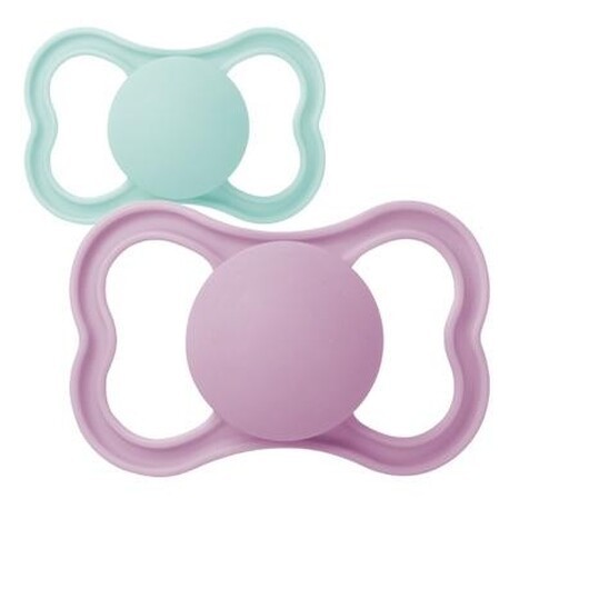 Mam Air,  Storlek 3 (16-36mån), Symetrisk- Naturgummi, Namnnappar