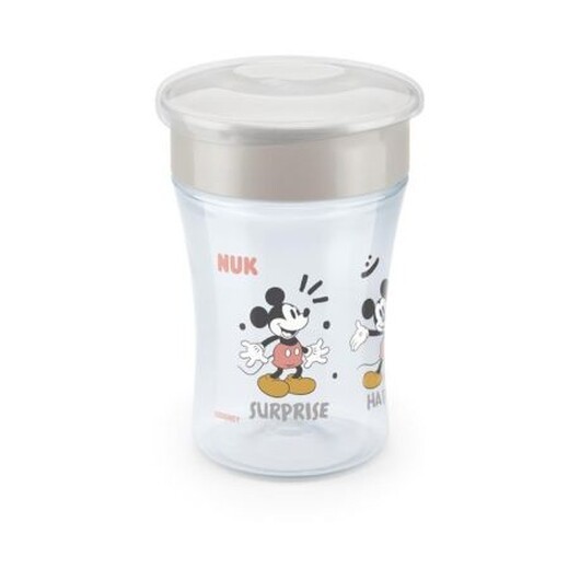 Nuk Mini Magic Cup, Disney Drickskopp, Mickey Grey, 8+m