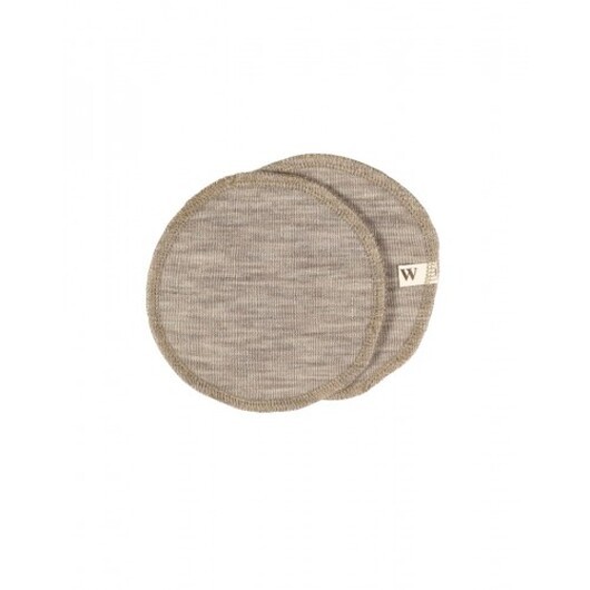 Amningsinlägg I 100% Ekologisk Merinoull, 1 Set, Oeko-texÂ® Beige Melange Small (ca. 12 Cm I Diameter)