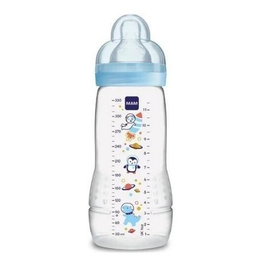 Mam, Easy Active Baby Bottle, 330 Ml., Blue