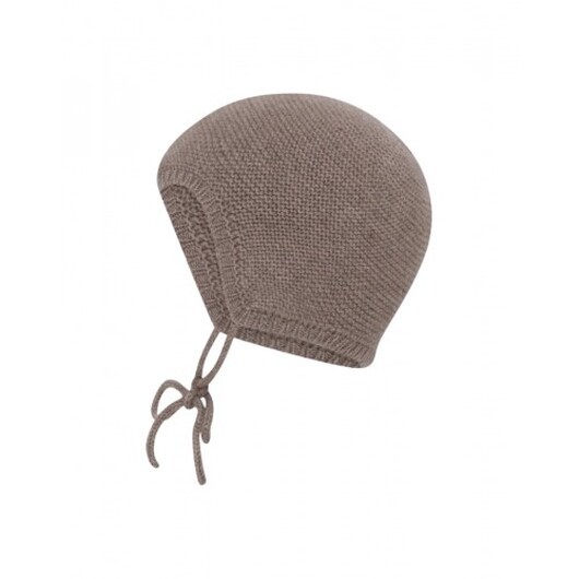 Mp Cassidy Babymössa, 70% Ull & 30% Kashmir, Oeko-texÂ® Light Brown Melange 43/45