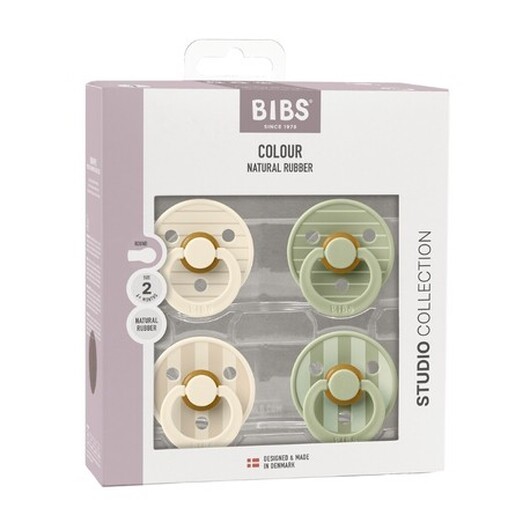 Bibs X Studio Line, Nappar 4-pack, Strl. 2