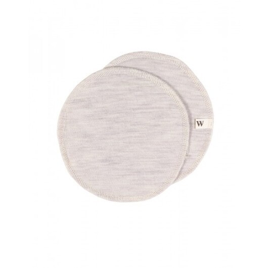 Amningsinlägg I 100% Ekologisk Merinoull, 1 Set, Oeko-texÂ® Nature Melange Medium (ca. 15 Cm I Diameter)