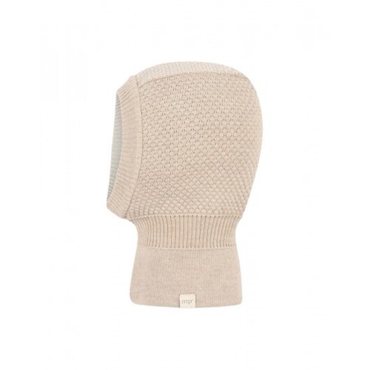 Mp Oslo Balaklava, 100% Ull & Bomullsfoder, Oeko-texÂ® Beige Melange 55