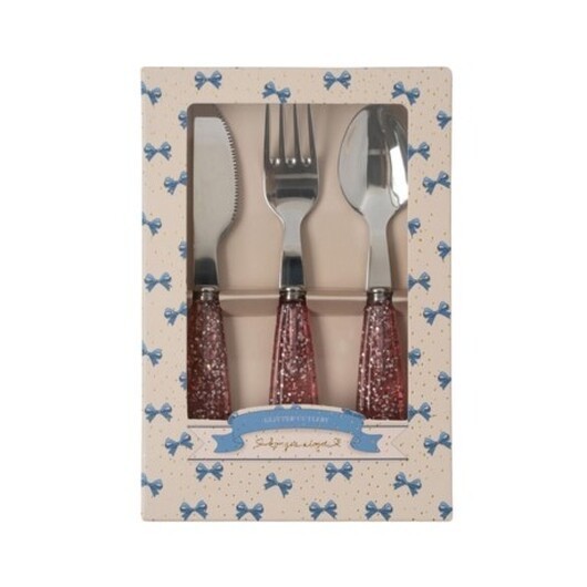 Konges Sløjd, Glitter Bestickset, Sparkling Blush