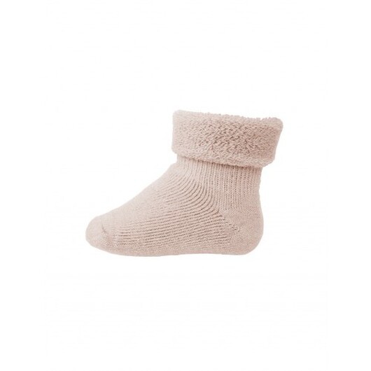 Mpkids, Klassiska Babysockor I Merinoull Rose Dust 19/21