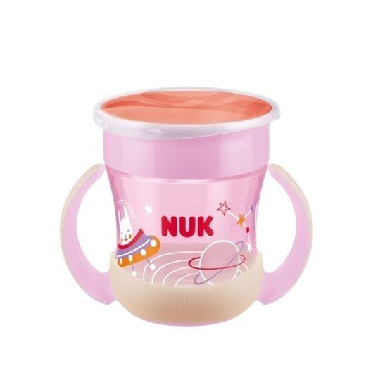 Nuk Mini Magic Cup Night, Drickskopp, Pink, 6+m