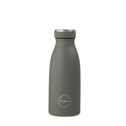 Aya&ida, Drinking Bottle, Vattenflaska Med Lock, 350 Ml, Tropical Green