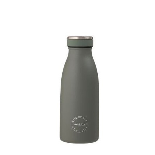 Aya&ida,  Drinking Bottle, Vattenflaska Med Lock, 350 Ml, Tropical Green