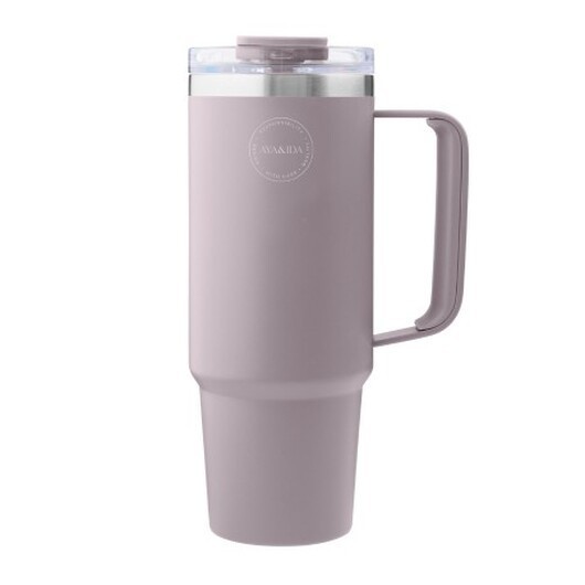 Aya&ida, Thermo Mugg Med Sugrör, To-go-mugg, 885 Ml, Lavender