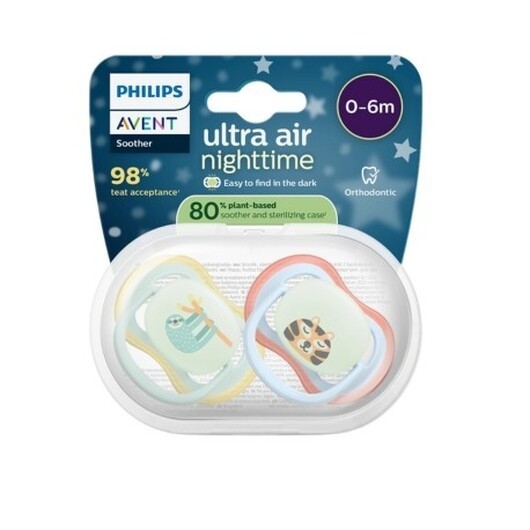 Philips Avent, 80% Växtbaserad, Ultra Air Nighttime, Strl. 1 (0 - 6 Mån)