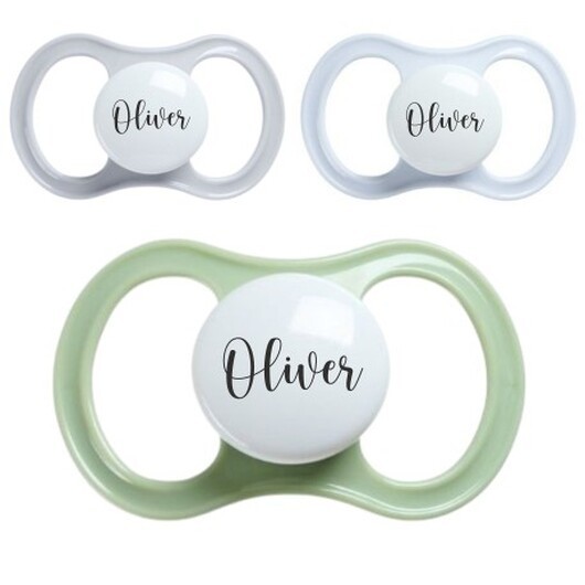 Esska Happy Night, Storlek 2 (6+ M), Symmetrisk - Latex, Namnnappar