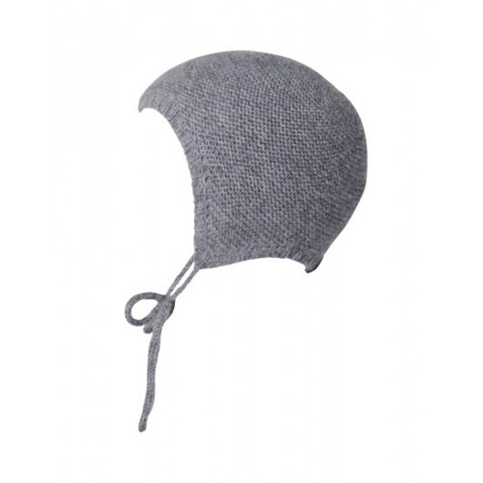 Mp Cassidy Babymössa, 70% Ull & 30% Kashmir, Oeko-texÂ® Medium Grey Melange 47/49