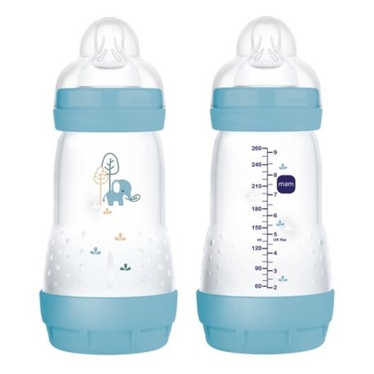 Mam,  Easy Start Anti-colic, Str. 260 Ml., Blå