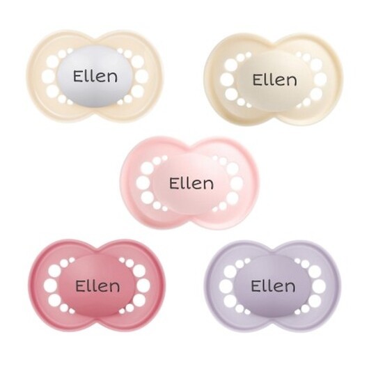 Mam Original,  Storlek 3 (16-36mån), Symetrisk - Silikon, Namnnappar , 5-pack